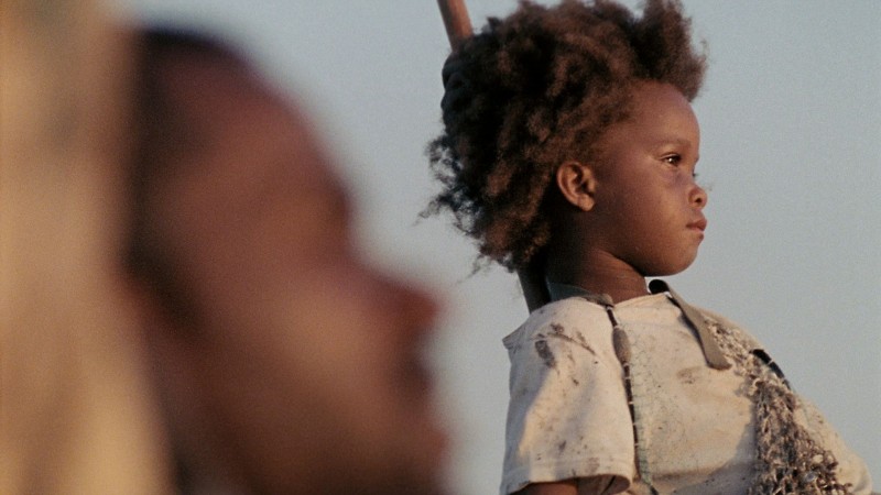 QuvenzhanÃ© Wallis in Beasts of the Southern Wild. Photo courtesy of Fox Searchlight Pictures.