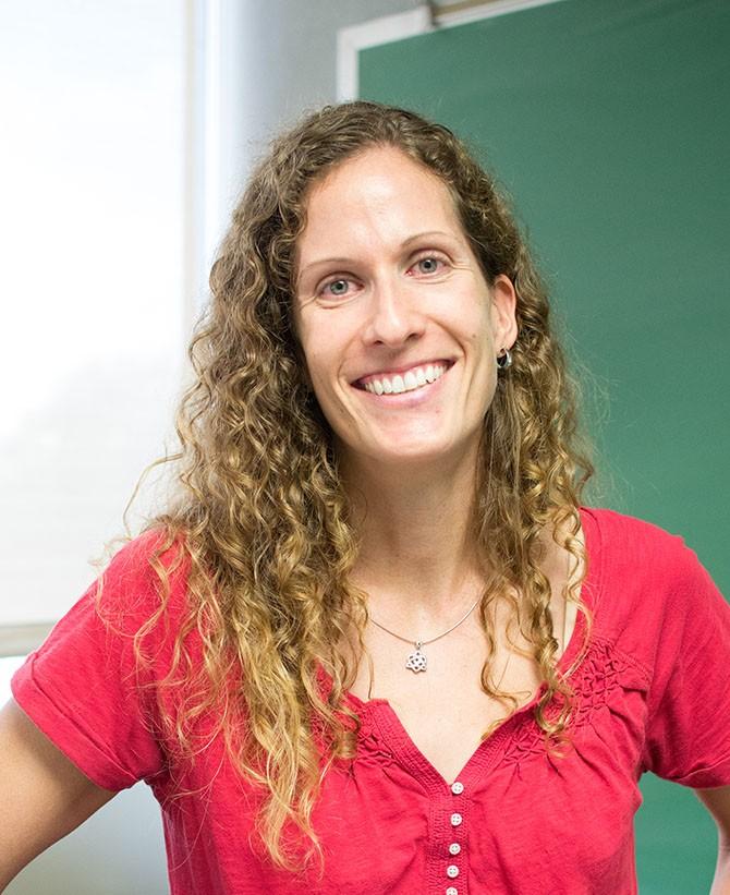 Kathleen Surpless, associate professor of geoscience. Photo by James Shultz.