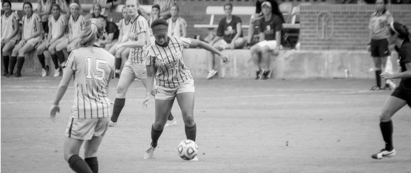 Photo by Noah Davidson 
Halleanne Durre and the womenâ€™s soccer team continued their undefeated season this past week, and is now at no. 7 in the national rankings. Nither team scoring until 70 minutes in, but the Tigers were able to win in OT.
