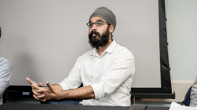 SIMRAN JEET SINGH responds to a comment made during a Prejudice Panel in October 2015. 