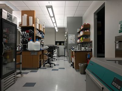 One of the labs inside of the Center for Sciences and Innovation (CSI).
Photo by Jeff Sullivan