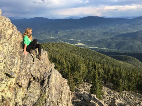 Maddy Walshak, an O-Rec Trip Leader, explores the outdoors during her summer. Photo provided by Maddy Walshak.