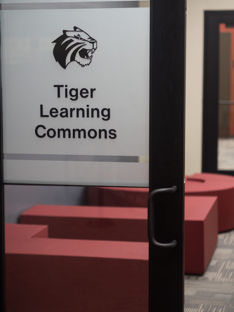 The new Tiger Learning Commons opened this fall semester. Photos by Amani Canada