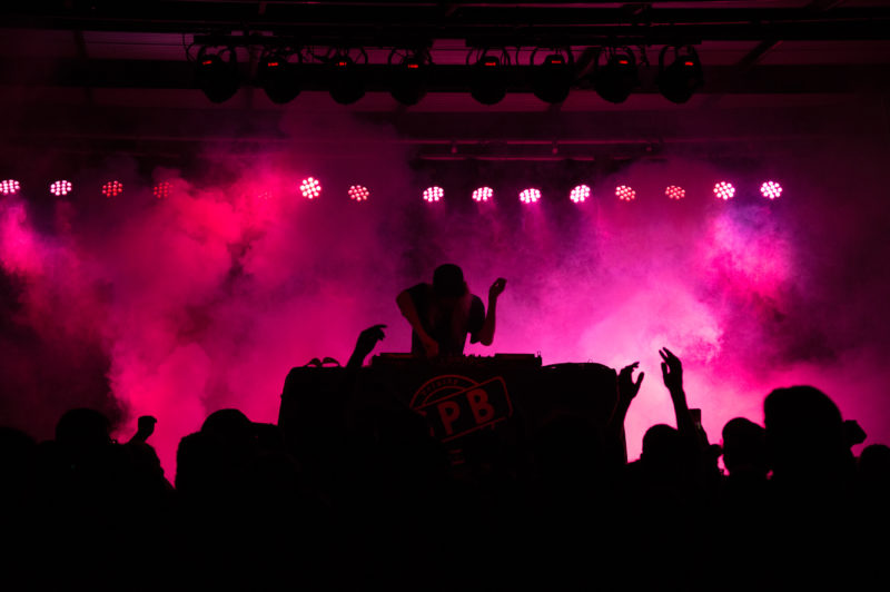 Cashmere Cat performs at the Prassel Lawn. Photo by Chloe Sonnier