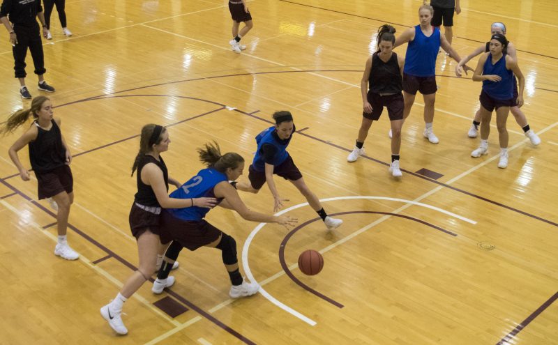The womens basketball team is gearing up for another strong season. Photo by Allison Wolff