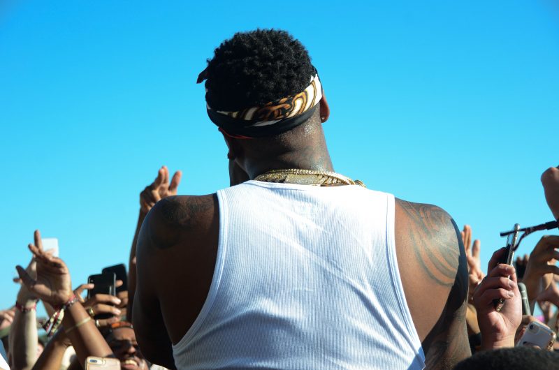 Moneybagg Yo performs on the first day of Mala Luna this year. The rapper took the place of Rich The Kid last minute. Photo by Wolf Robinson Photo credit: Wolf Robinson