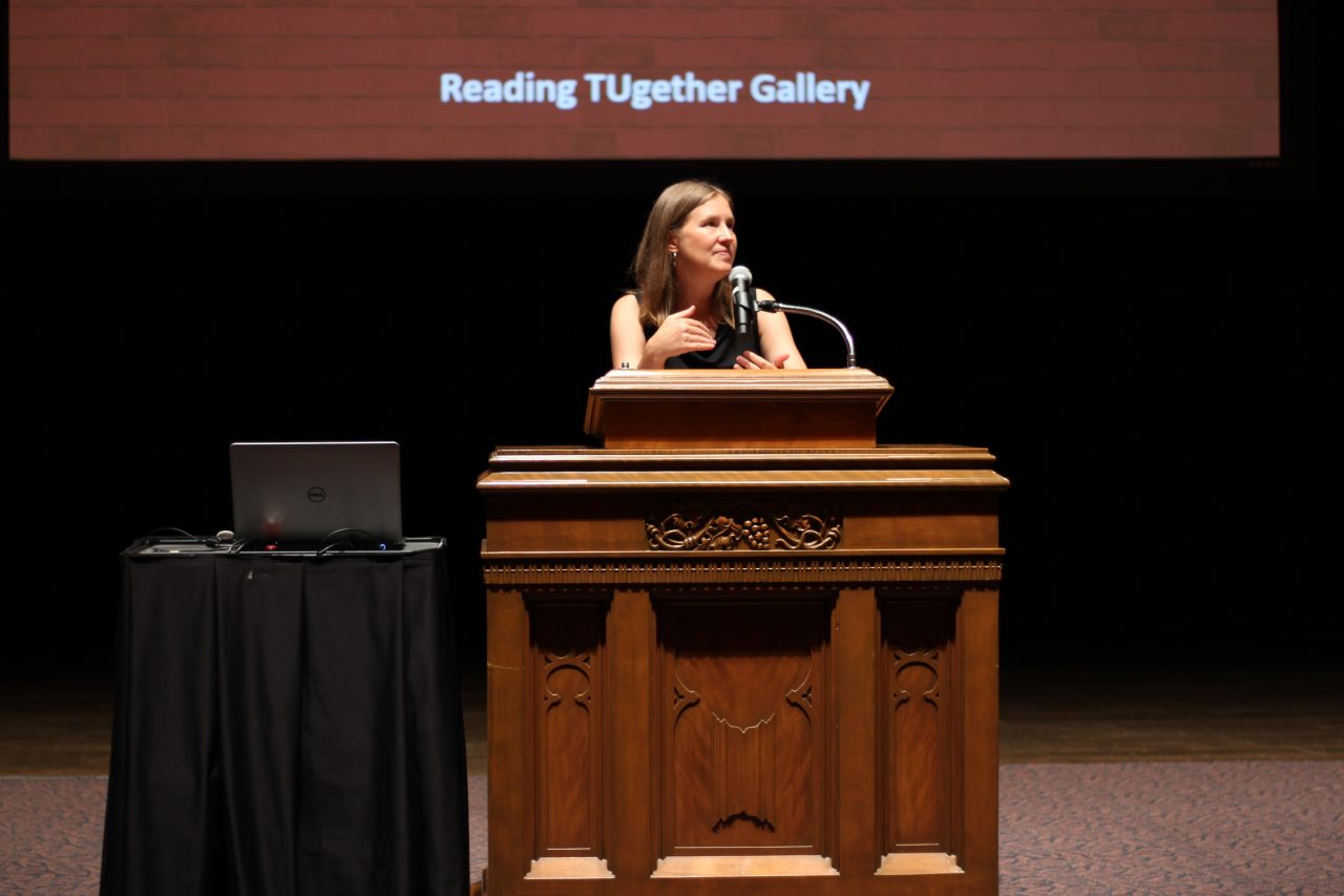 Author Eula Biss speaks tensions of immunization at the 2019 Reading TUgether Lecture