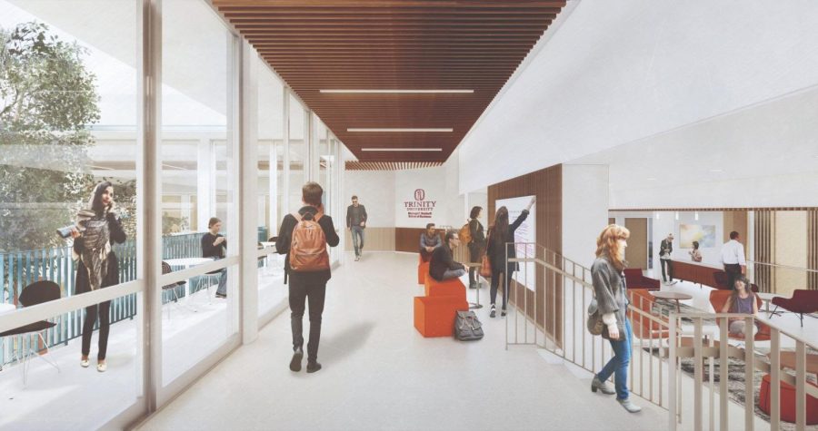 University plans for the renovated Chapman Center on upper campus, a part of the campus master plan.