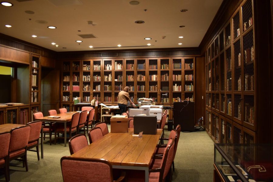 Main room of special collections