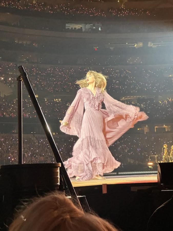 A snapshot of one of many of Swift’s outfits at her concert.