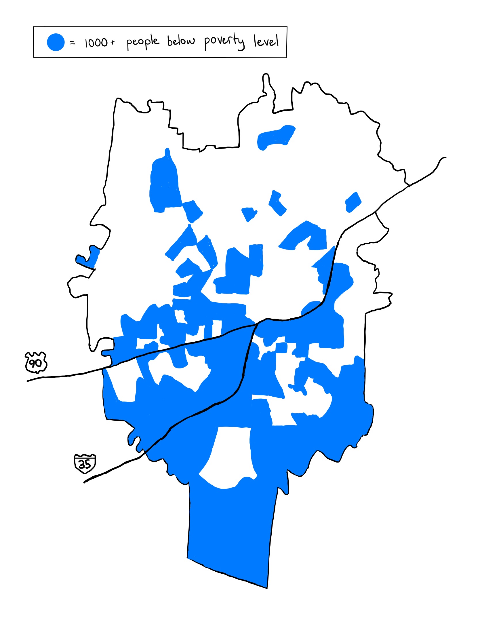 How highways divide the rich and poor in San Antonio