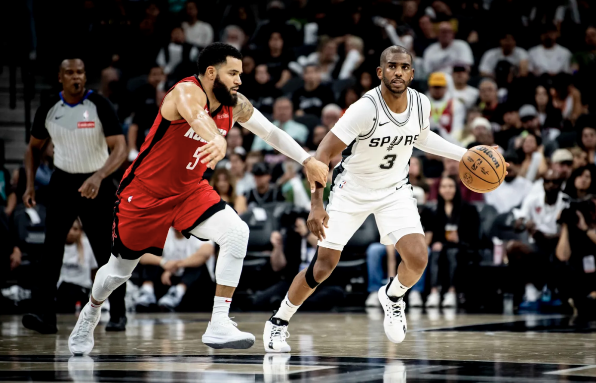 San Antonio Spurs survive home opener