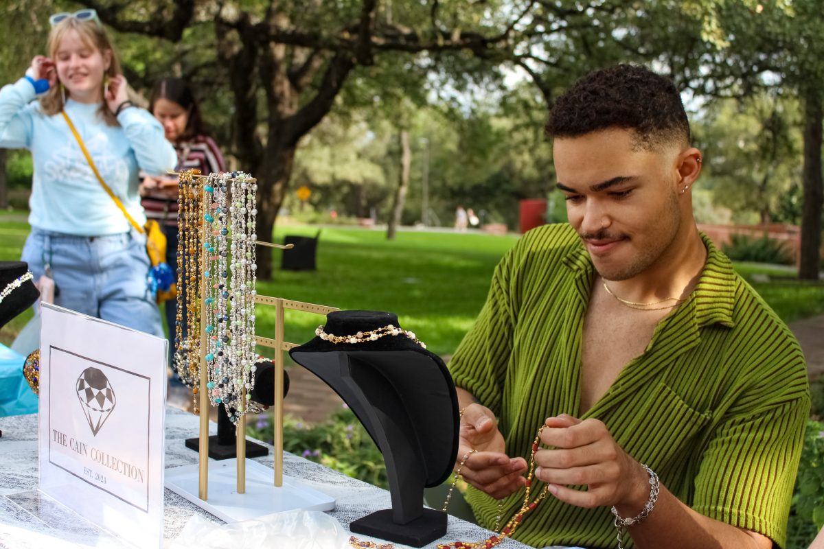 Student vendor at 2025 Fall Art Market 