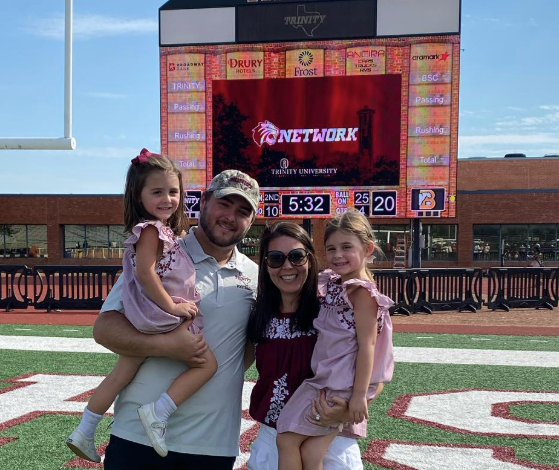 Kellyanne and her family at a football game | Courtesy of Wade Lytal
