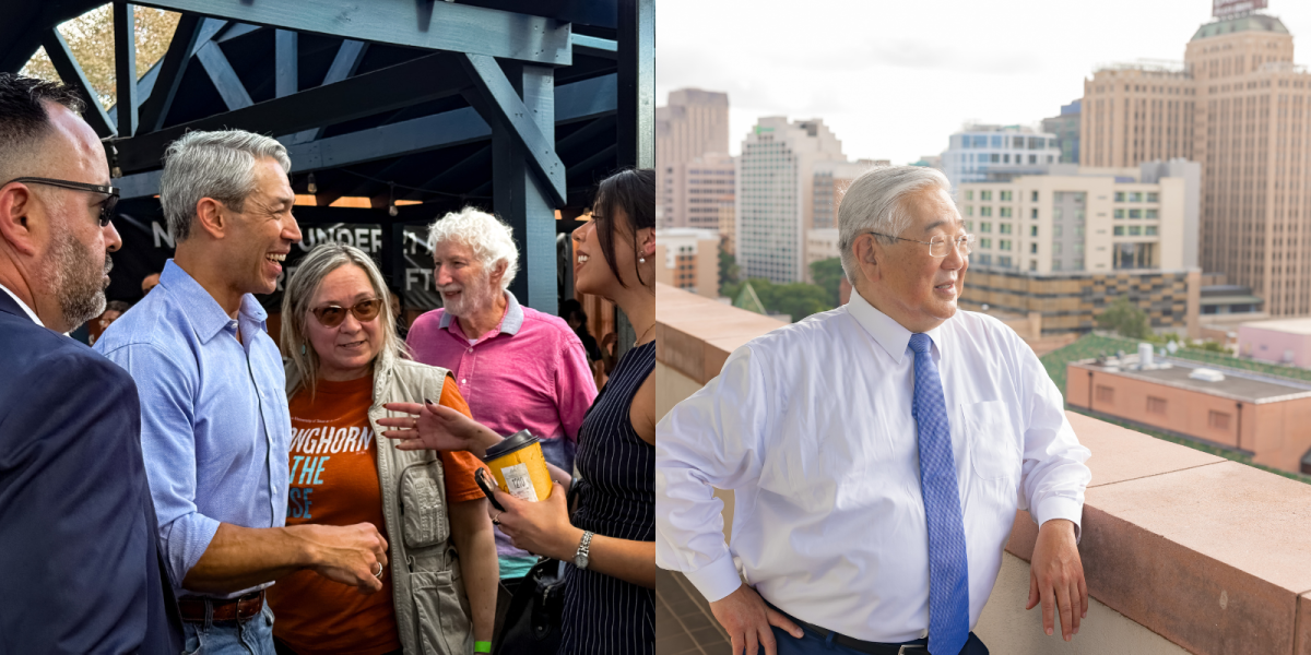Nirenberg and Sakai debate for the office of County Judge