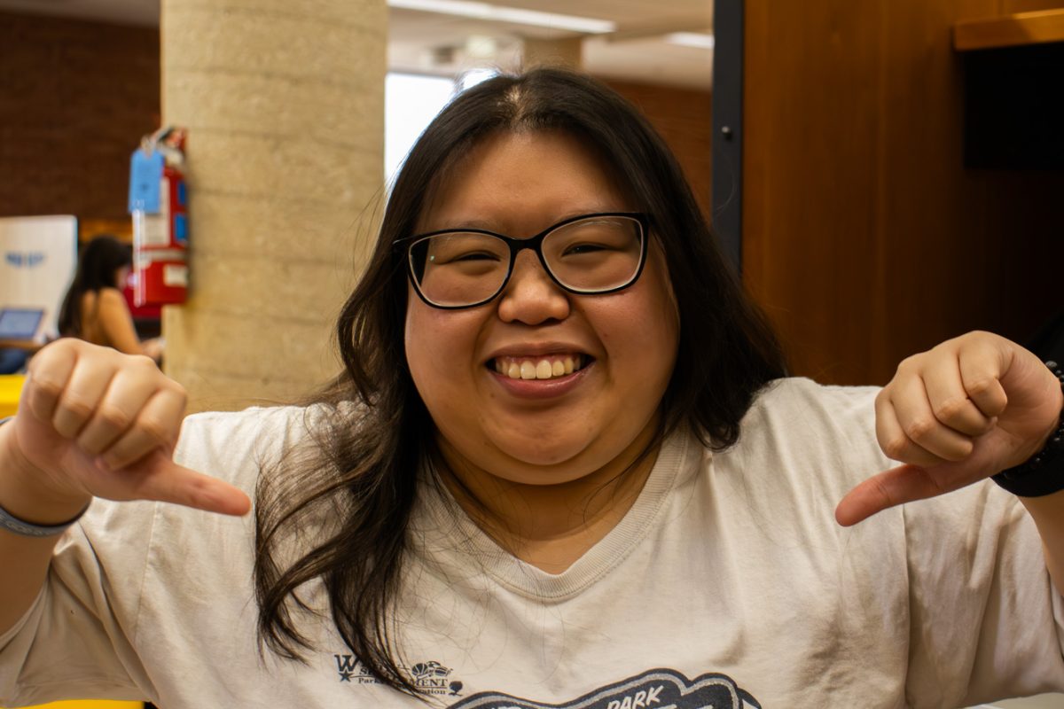 Nhi Mai, first-year biology and business double-major.