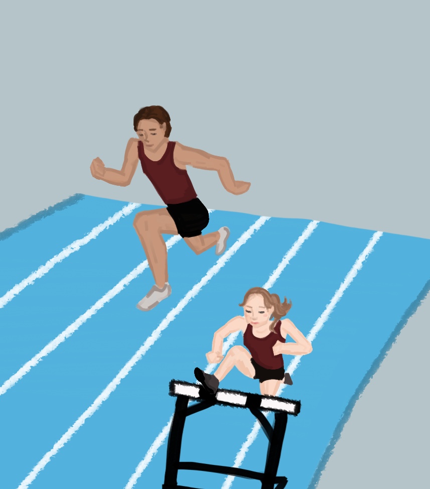 Trinity women’s track and field win photo finish at the SAA Championship