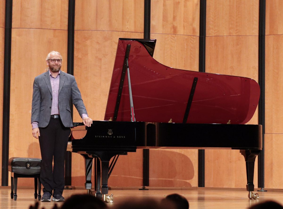 Zachary Ridgway performed on March 22 for the "Mystics" concert of transcendental music for piano. 