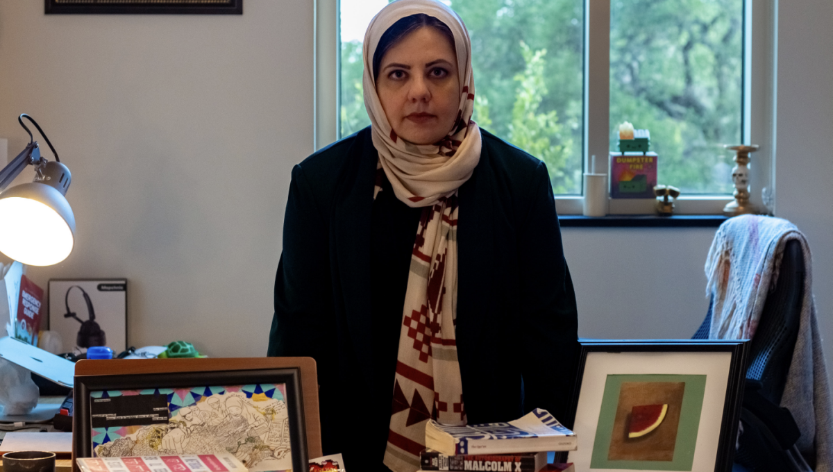 SAJIDA JALALZAI alleges the university denied her tenure based on discrimination.